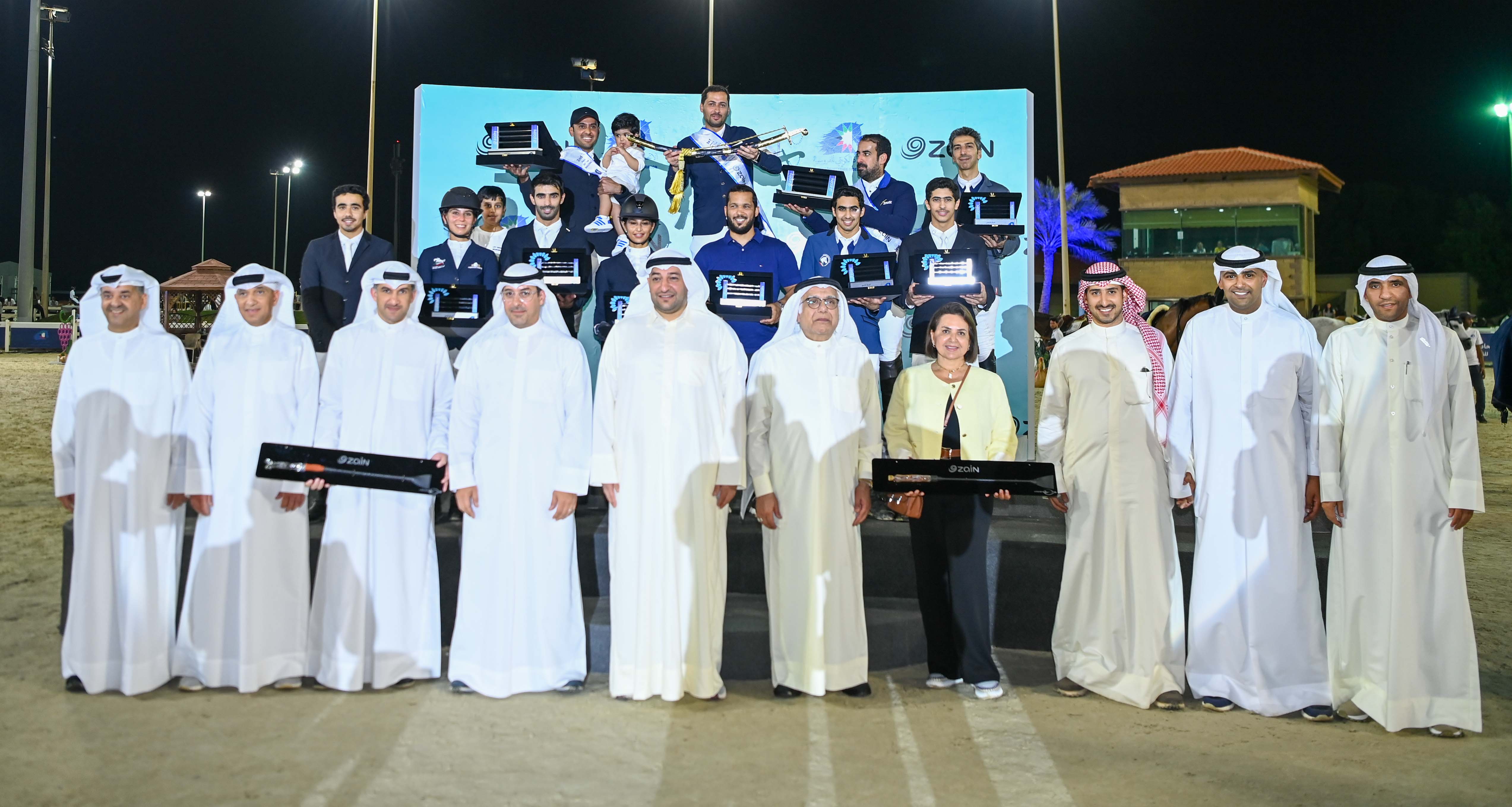 Zain continues unwavering support to local showjumping athletes