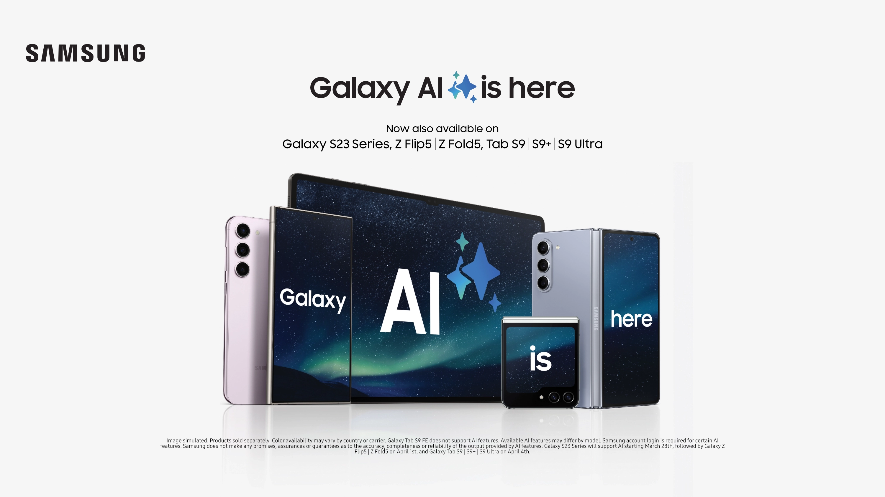 Samsung Galaxy AI Devices