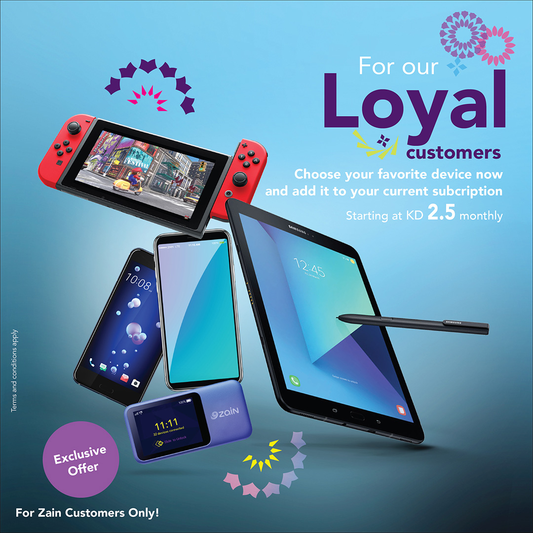 Zain launches exclusive new device offer for loyal customers 