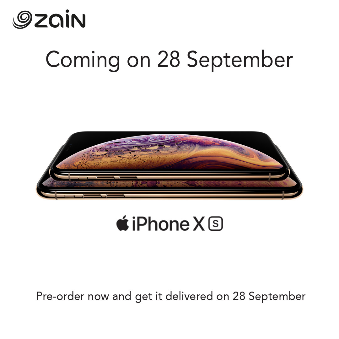 Zain to offer iPhone Xs, iPhone Xs Max, and Apple Watch Series 4 (GPS) on 28 September