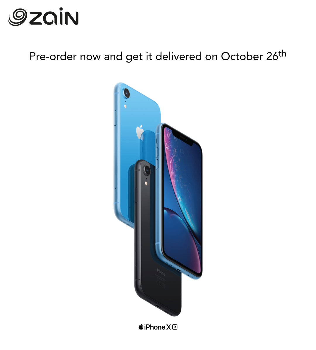 iPhone XR arrives at Zain on 26 October 