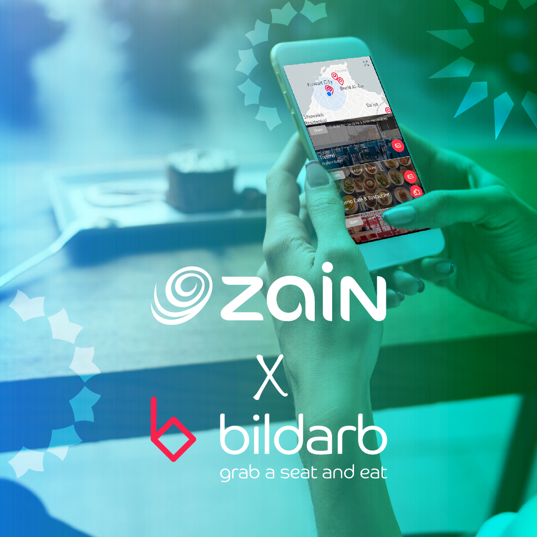 Zain partners with Bildarb app for reservations and self-pickups
