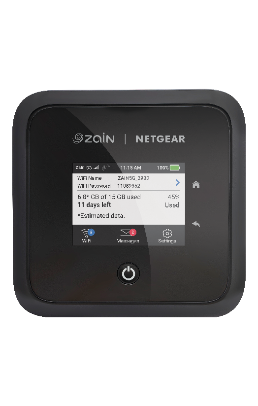 5G Netgear M5 Hotspot, Unlimited 5G Internet for KD. 12 Only in Kuwait, Zain 5G Offer, Netgear M5 Device