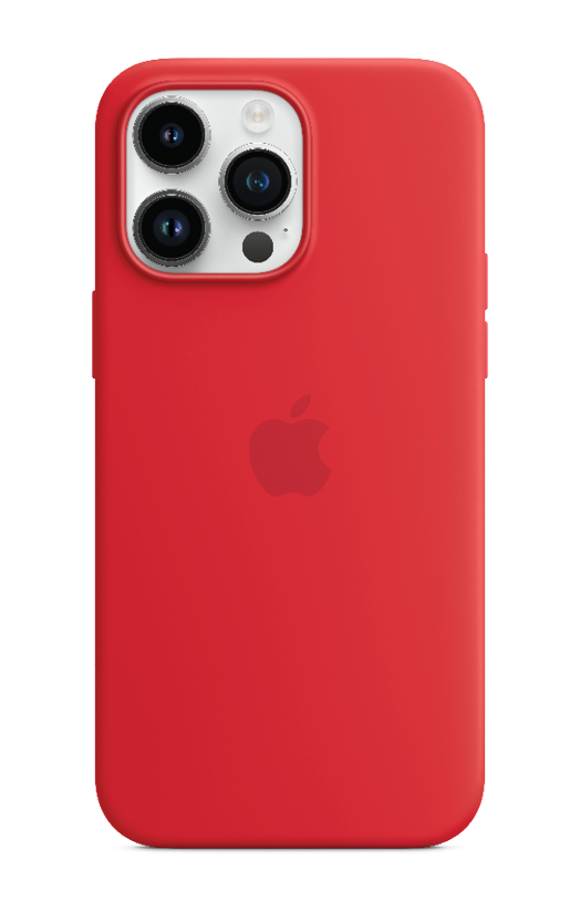 iPhone 14 Pro Max Silicone Case with MagSafe - (PRODUCT)RED-Widget-524x824