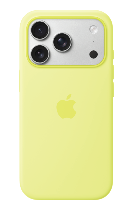 iPhone 17 Pro Silicone Case with MagSafe – Neon Yellow