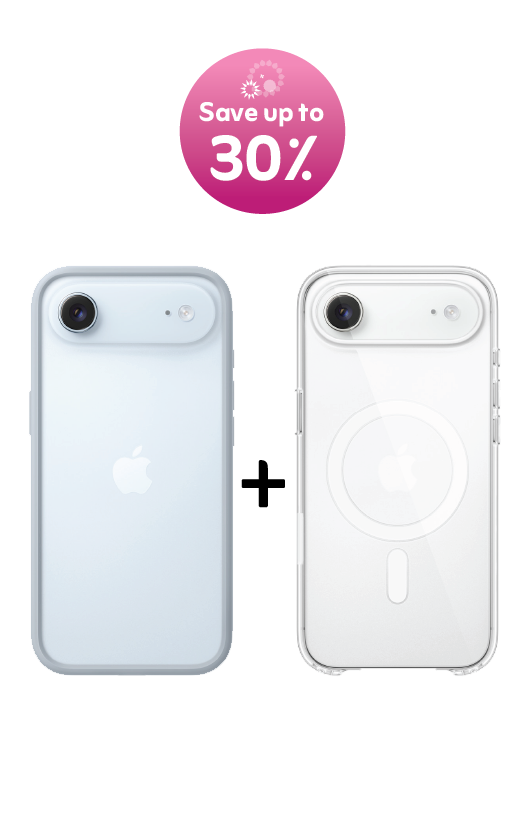 iPhone Air Case with MagSafe -Frost + iPhone Air Bumper -Light Blue