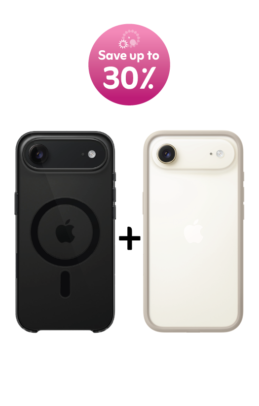 iPhone Air Case with MagSafe – Shadow + iPhone Air Bumper – Tan