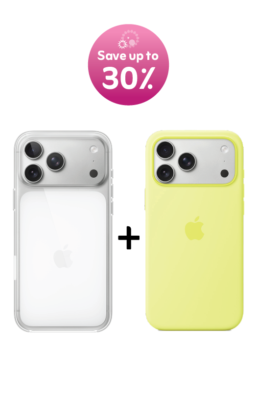 iPhone 17 Pro Max Clear Case with MagSafe + Silicone Case -Neon Yellow