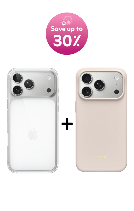 iPhone 17 Pro Max Clear Case with MagSafe + Beats Case -Lime Stone