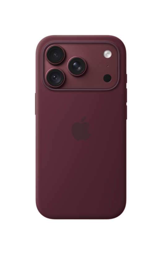iPhone 18 Pro Silicone Case with MagSafe - Burgundy