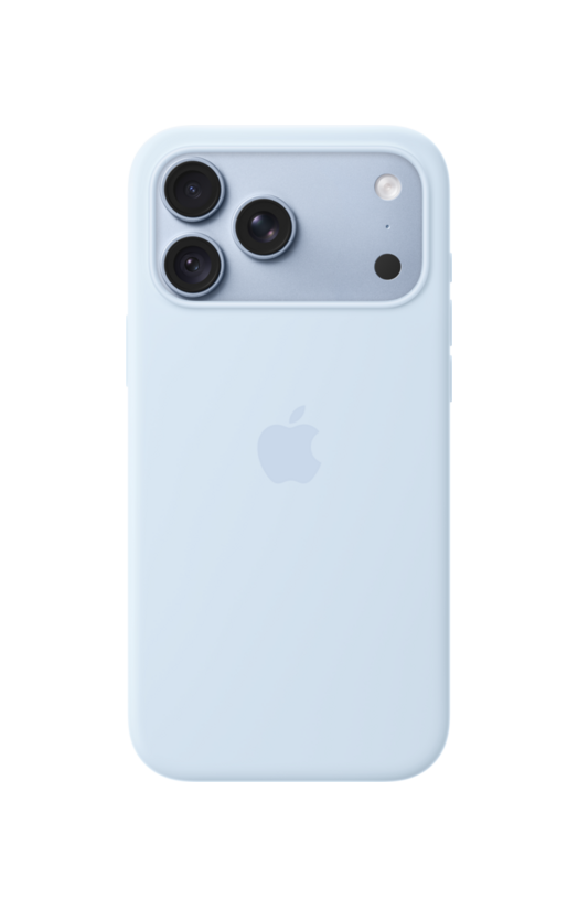 iPhone 18 Pro Max Silicone Case with MagSafe - Crisp Blue